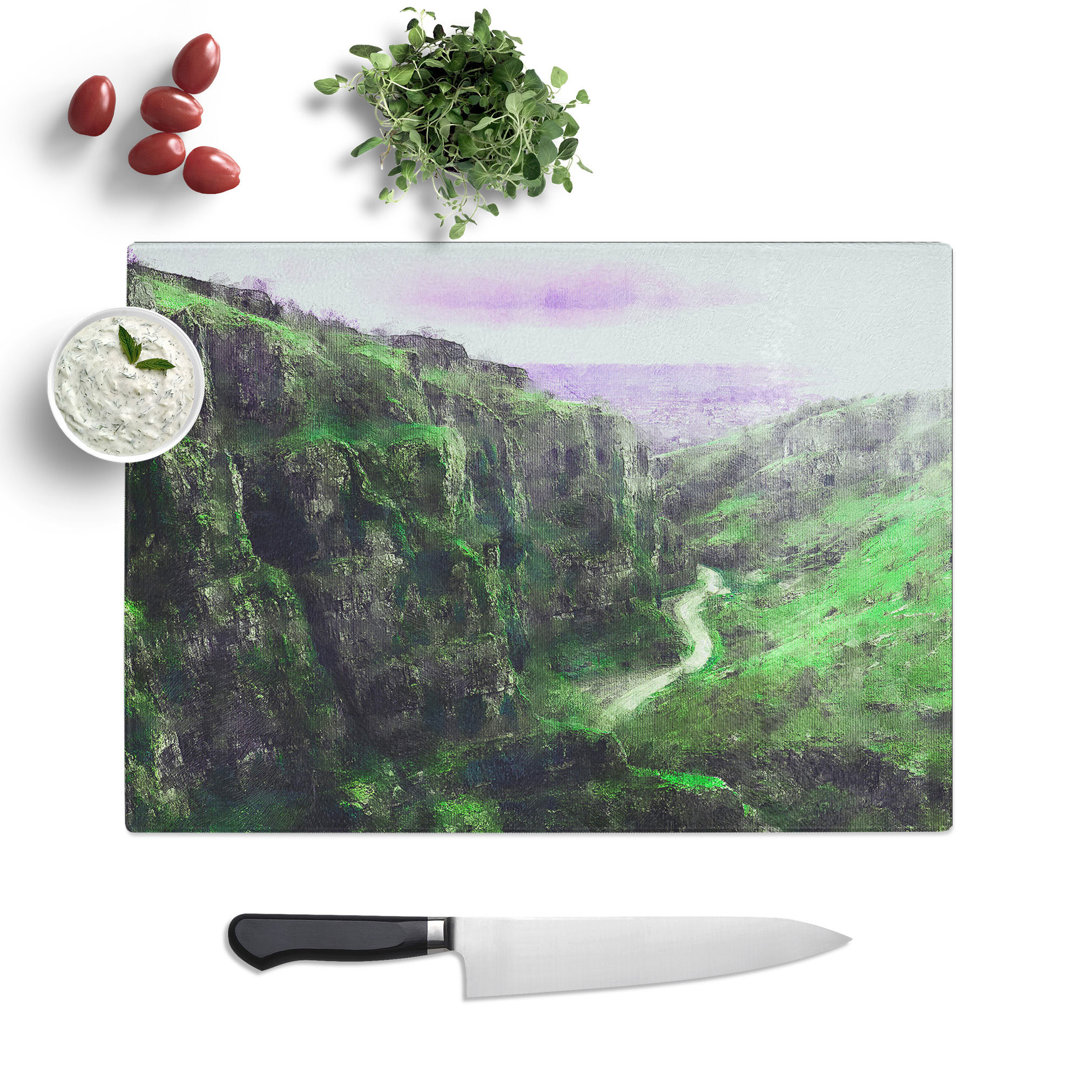 Cheddar Gorge in Somerset Painting Chopping Board