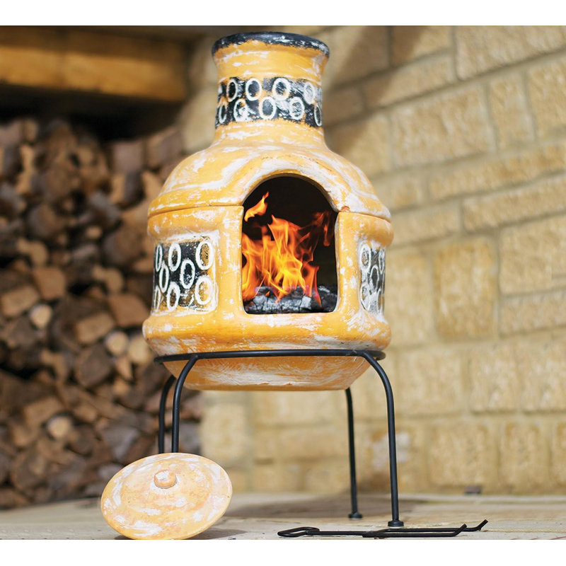 Emmayn Round Wood Burning Smokeless Chimnea