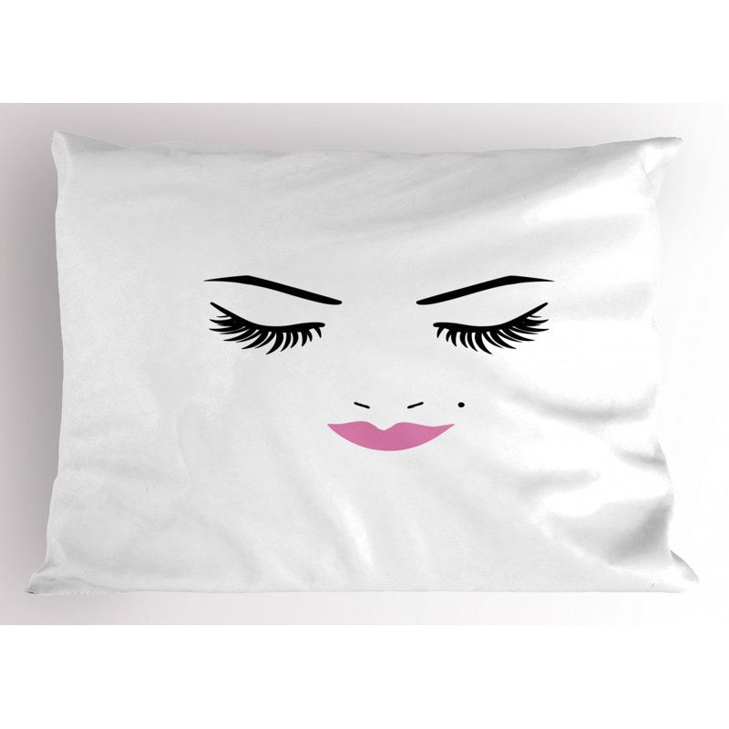 Feminine Polyester Sham Set, King
