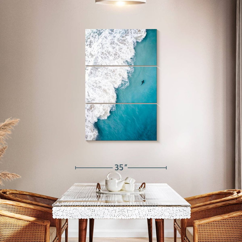 Brampt Shark In The Shallows, 45" H x 28" W