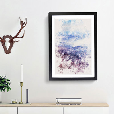 Mountain Range Adventure - Picture Frame Painting Print