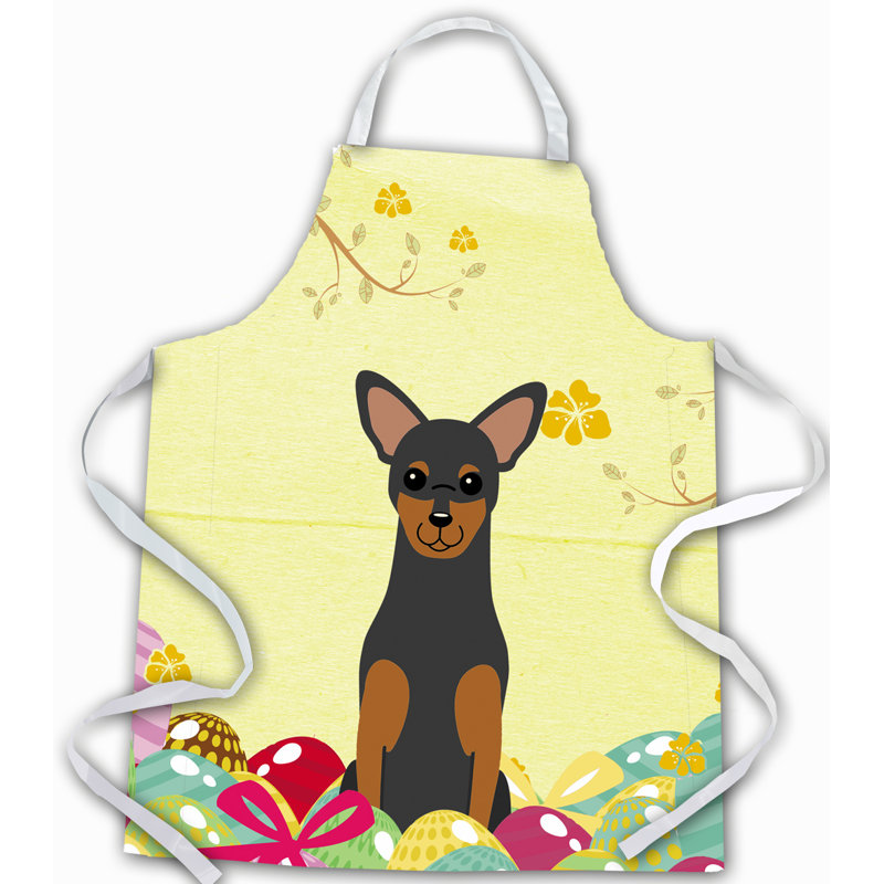 Tablier œufs de pâques, Blond / crème / brun clair, Manchester Terrier