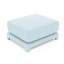 Bleu avec 30 coussins simples, élégants et entièrement compressés, base en bois assortie