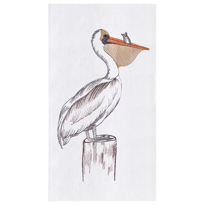 Torchon 100% coton Pelican on Pier
