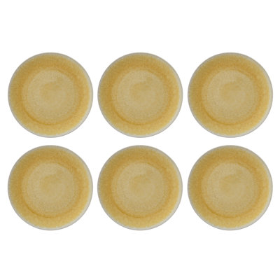 Stoneware Plates, Reactive Glaze
