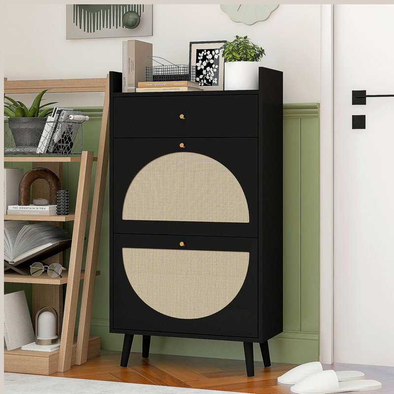Shoe Cabinet, Black