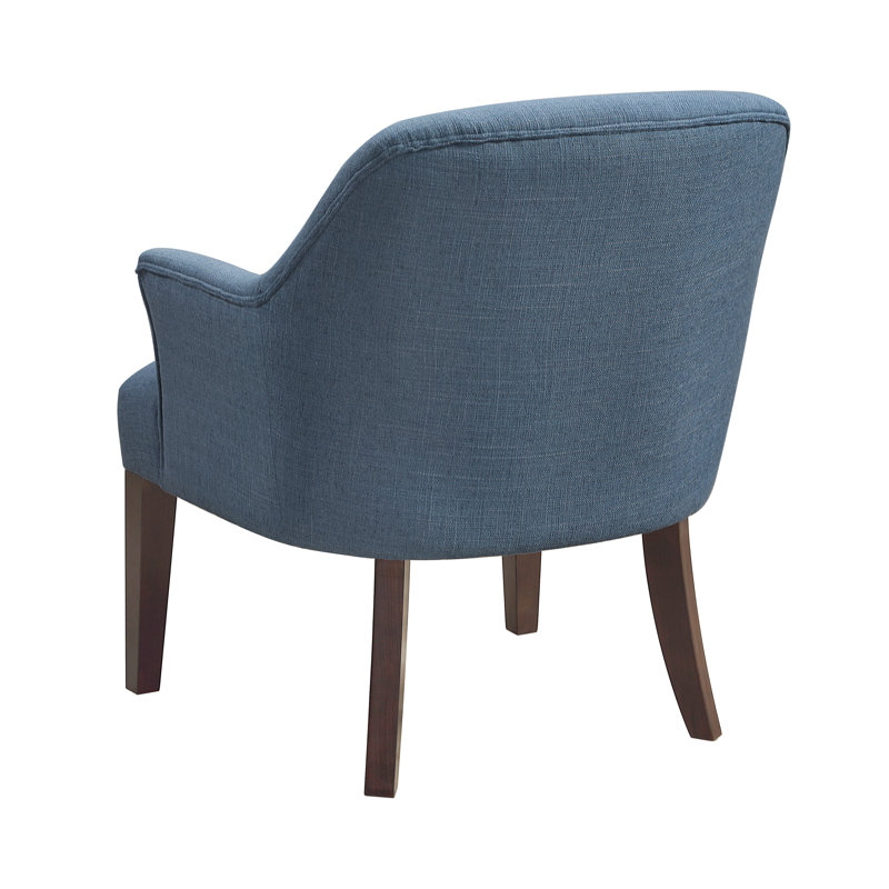 Fauteuil rembourré en tissu 1pc, Bleu