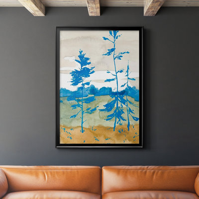 «Cerulean Spruce II», reproduction encadrée de qualité supérieure - prête à être suspendue