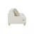 Haley Upholstered Sofa with Pillows, White