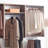 Oak Wall Mounted Wood Closet System
