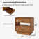 Nance Mid-Century Modern 3-Drawer Nightstand with Hidden Drawer and Built-In Outlets (Set Of 2)