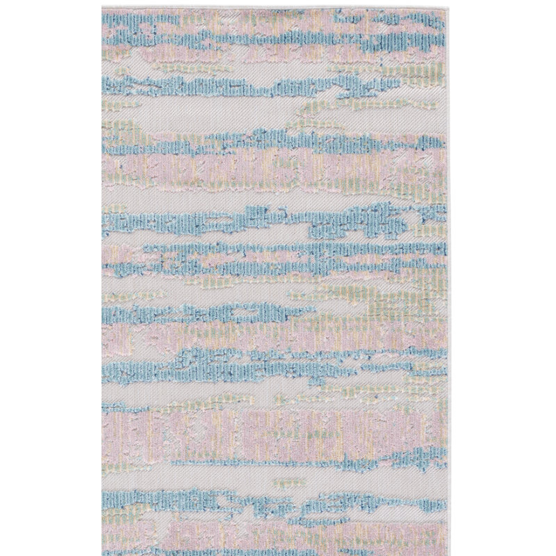 Tapis d'intérieur / extérieur à rayures Cabana Performance, Rectangle 5 pi 3 po x 7 pi 6 po
