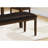 48" Rectangular Bench With Brown Leather-like Covering - Solid Wood Frame For Hallway Upholstery Construction All Spaces