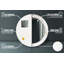 Huldar Glass Flat Wall Mirror