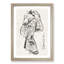 Courtesan Placing a Hairpin in Her Hair by Kaigetsudo Anchi - Picture Frame Painting Print-55510394-55510396