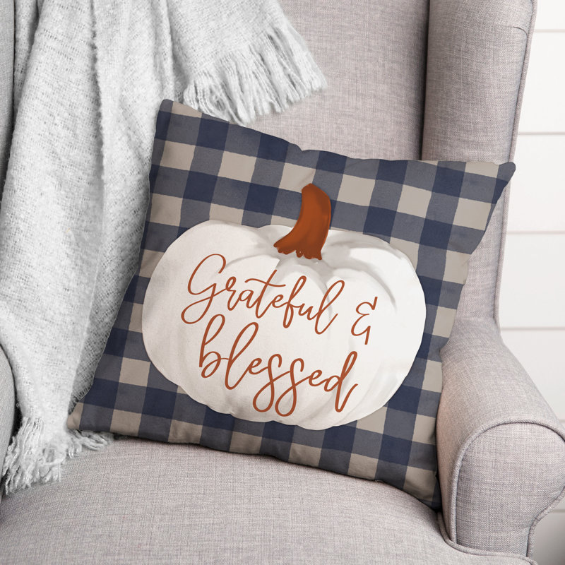 Plaid Throw Pillow