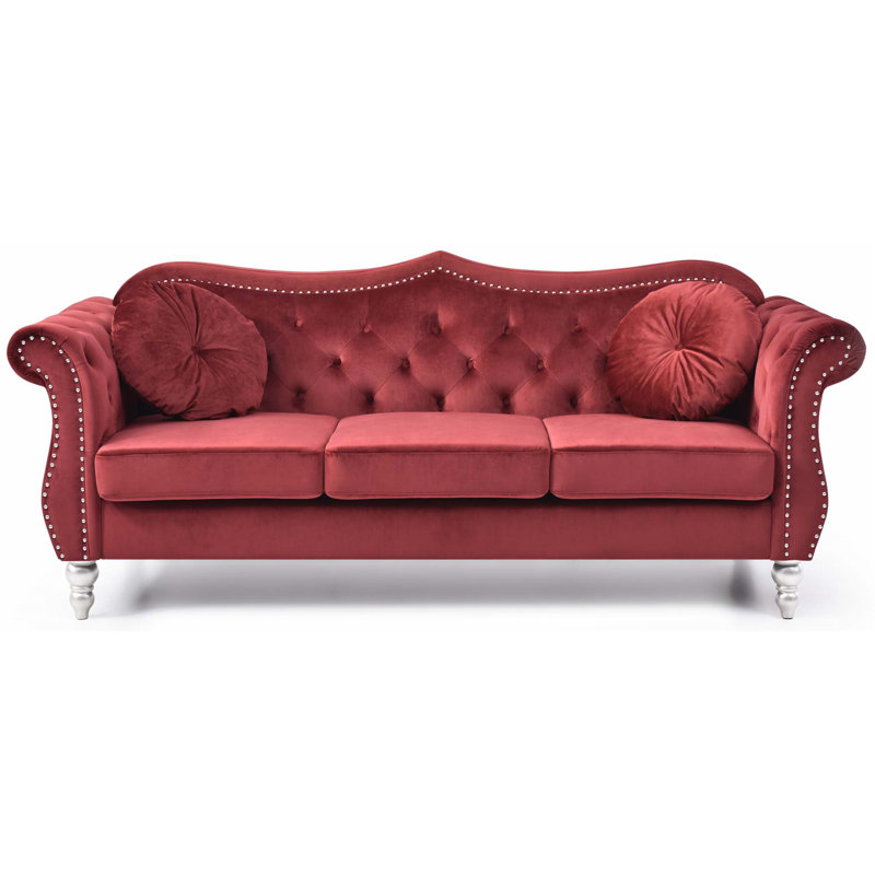 Kaisleigh 82 po, Velours bourgogne
