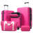 Hardside Luggage Set 5 Piece With Bags