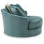 Fauteuil d'appoint pivotant surdimensionné Dravion-96687523