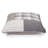 Donna Sharp Smoky Square Quilted Pieced Cotton Decor  Pillow