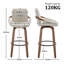 Swivel Upholstered Counter Stool-524958414-524958412