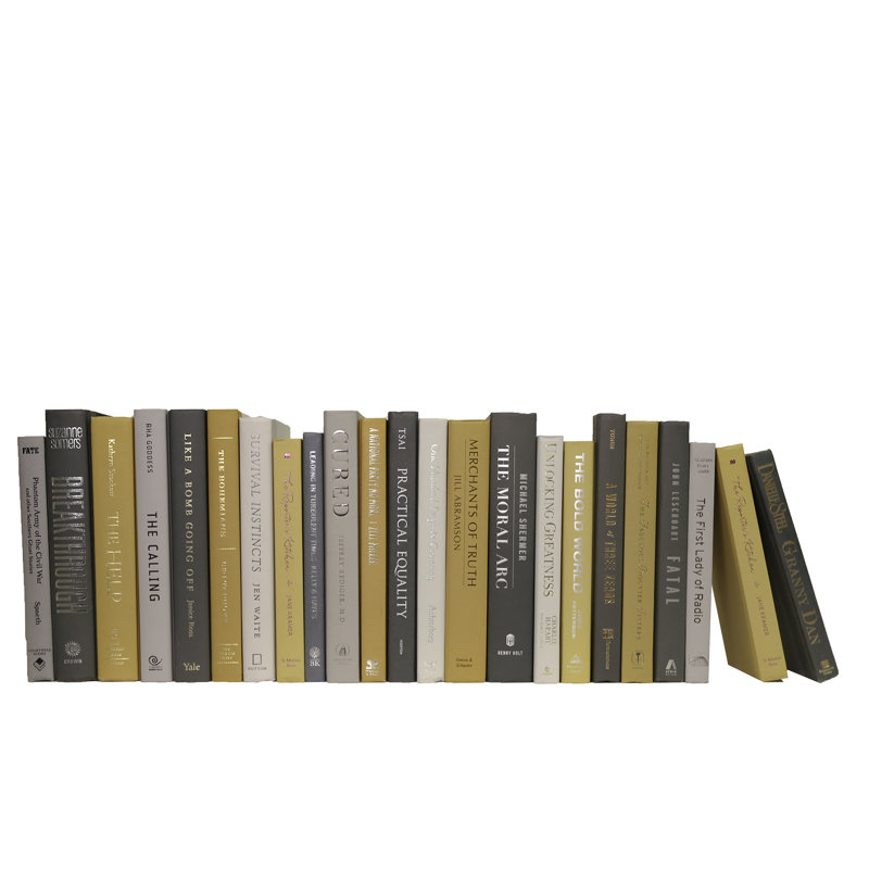 Decorative Books - Sunny Haze Books - Yellow Books By The Foot