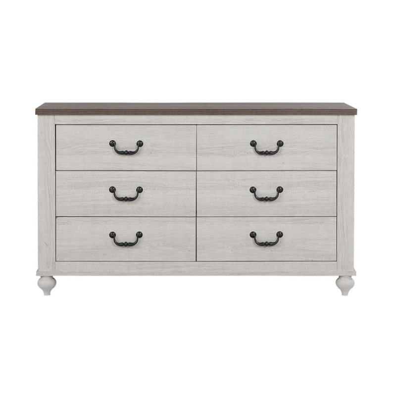Commode double 6 tiroirs Clandon