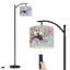 Lampe sur pied arc avec abat-jour réglable Mignon bébé panda jouant une fleur de style chinois Lampe sur pied géante