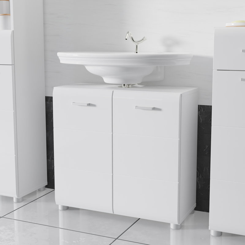 Ice Cave Freestanding Under Sink Cabinet