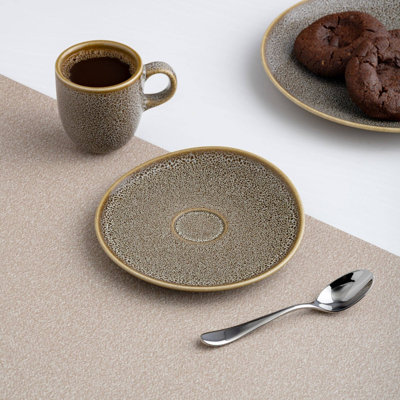 Premium Porcelain Saucer | 5.1" Vital Coupe Espresso Saucer | Microwave & Dishwasher Safe
