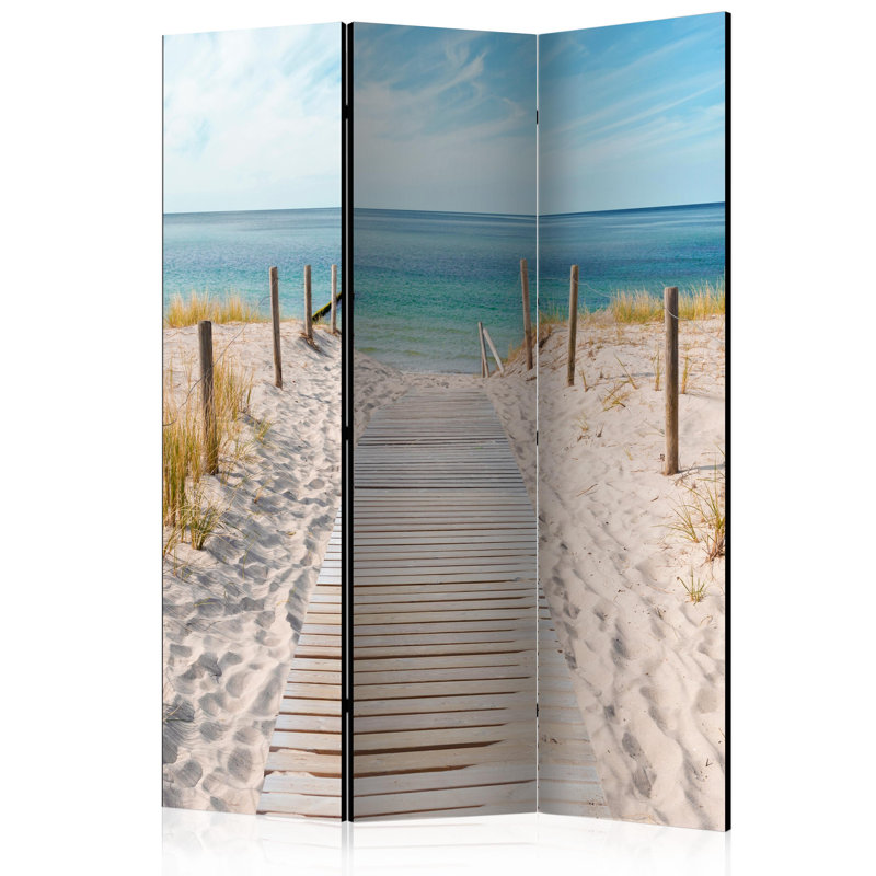 Humphrey 172cm H Solid Wood Folding Room Divider, 3