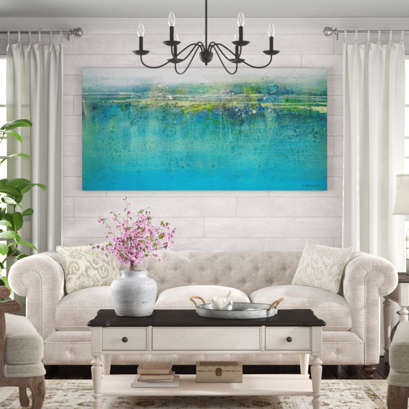 «Colorscape» par Carole Malcolm - reproduction sur toile