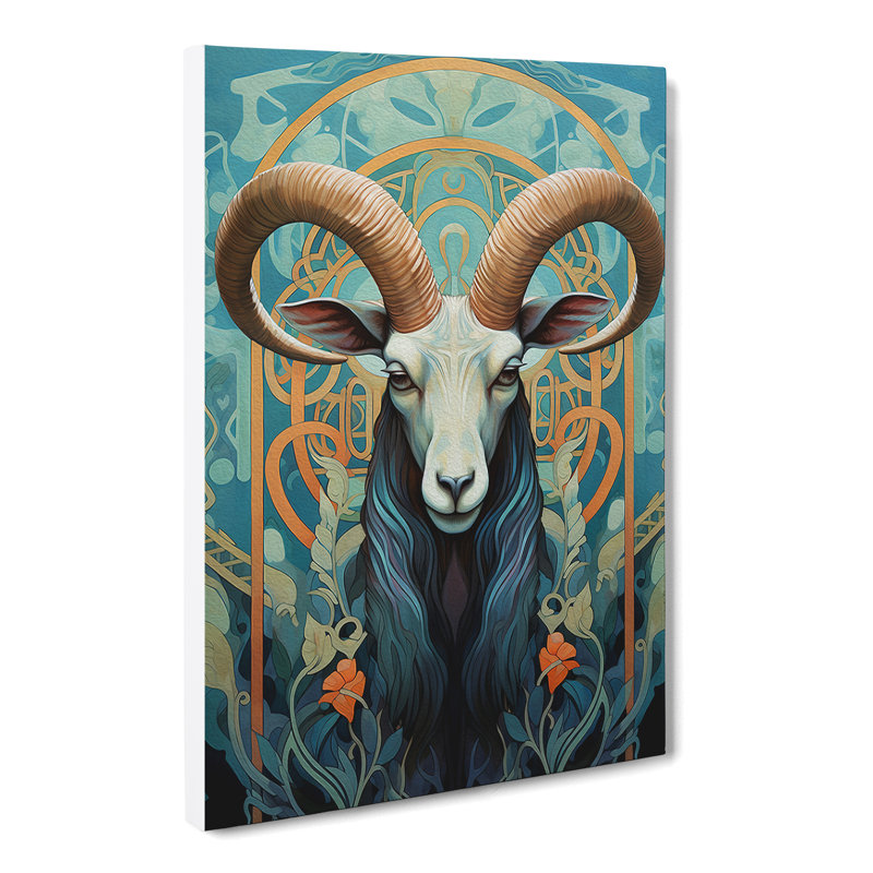 Goat - Wrapped Canvas, 60cm H x 40cm W x 3cm D