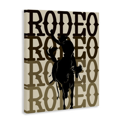 Rodeo Gradient Cowboy Canvas, design by CAD Designs