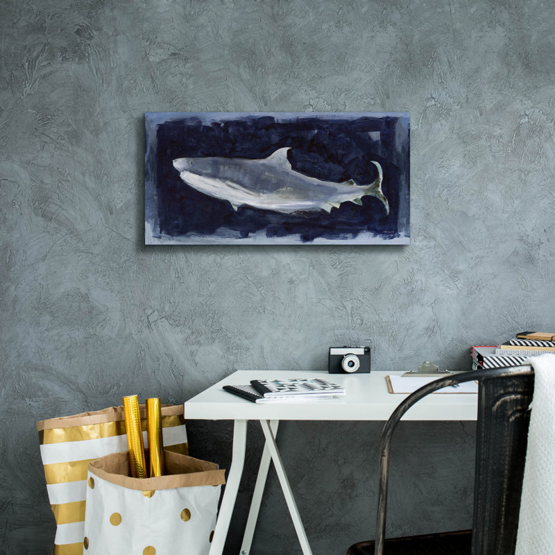 «Shark Swim 3» par Stellar Design Studio, H 12 po x l 24 po x P 0,75 po
