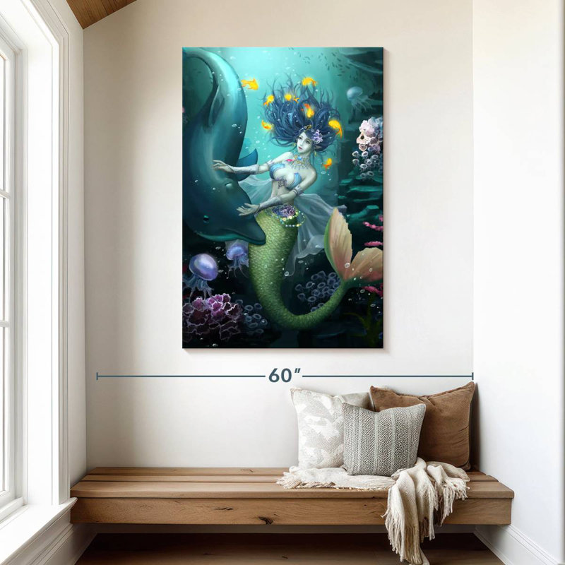 Kelan Mermaid Classic, 48" H x 32" W