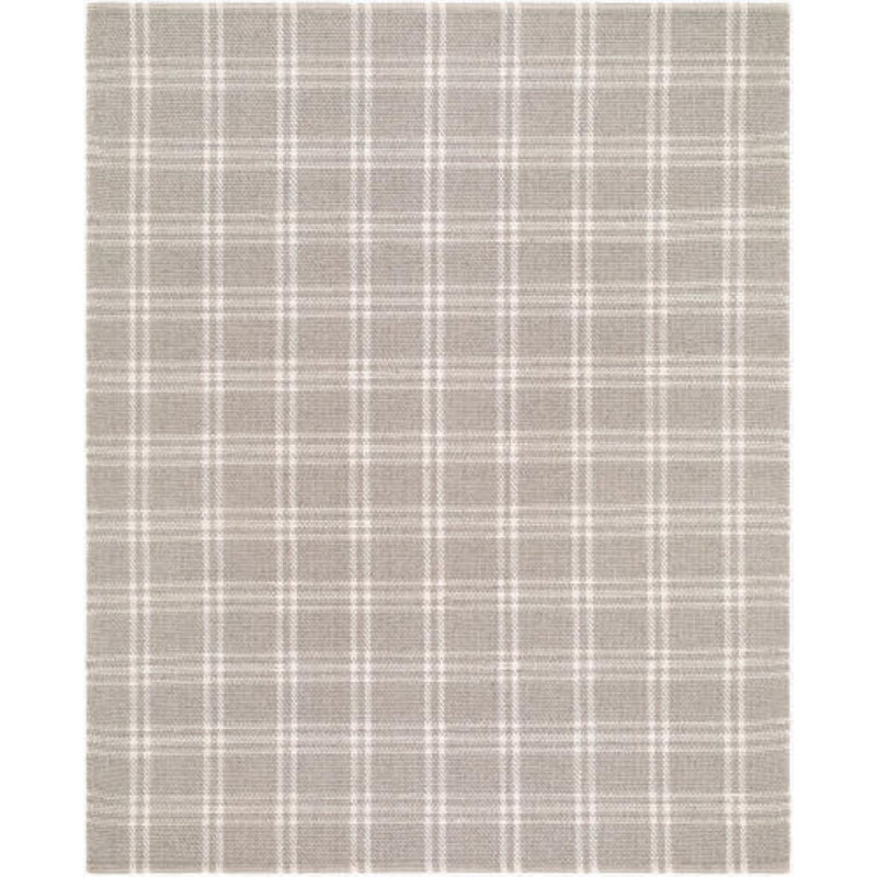 Nader Handmade Rug, Gray/Ivory, Rectangle 9' x 12'