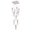 Lustre suspendu en cristal 13 lumières Transitional-725180363