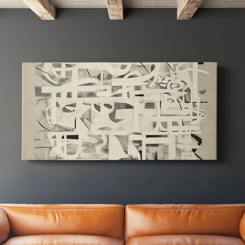 Abstract Series 9 # XXVI-Gallery, toile tendue, H 16 po x l 32 po