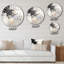 Vernados - Horloge murale peinture abstraite-1686249038