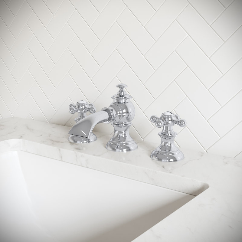 Robinet pour salle de bain Erath, Chrome, Ball Ball Cross