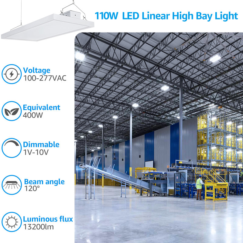Dimmable Rectangle High Bay Ceiling Light