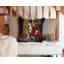 Coussin décoratif lévrier irlandais et père Noël-101410227