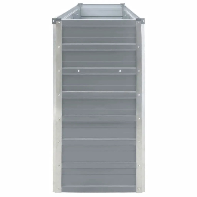 Jardinière en acier galvanisé , Gris, H 30,3 po x l 94,5 po x P 31,5 po
