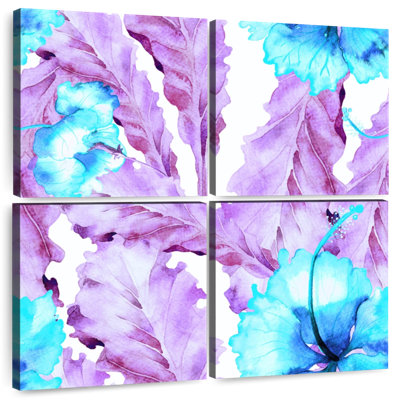 Hibiscus mauve et bleu Kerner