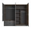 Agile 4 Door Manufactured Wood Wardrobe
