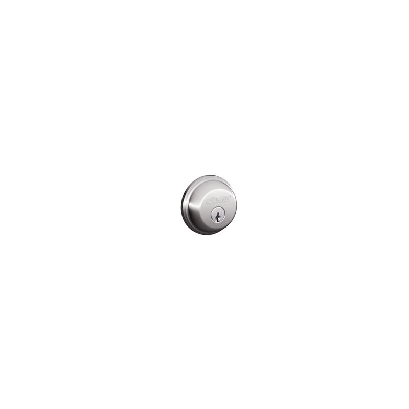 Single Cylinder Deadbolt, Bright Chrome