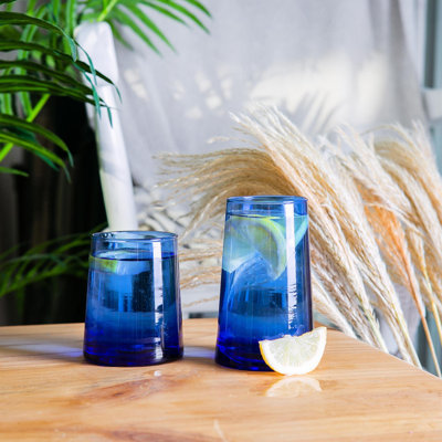 12pc Merzouga Recycled Drinking Glassware Set - By Nicola Spring