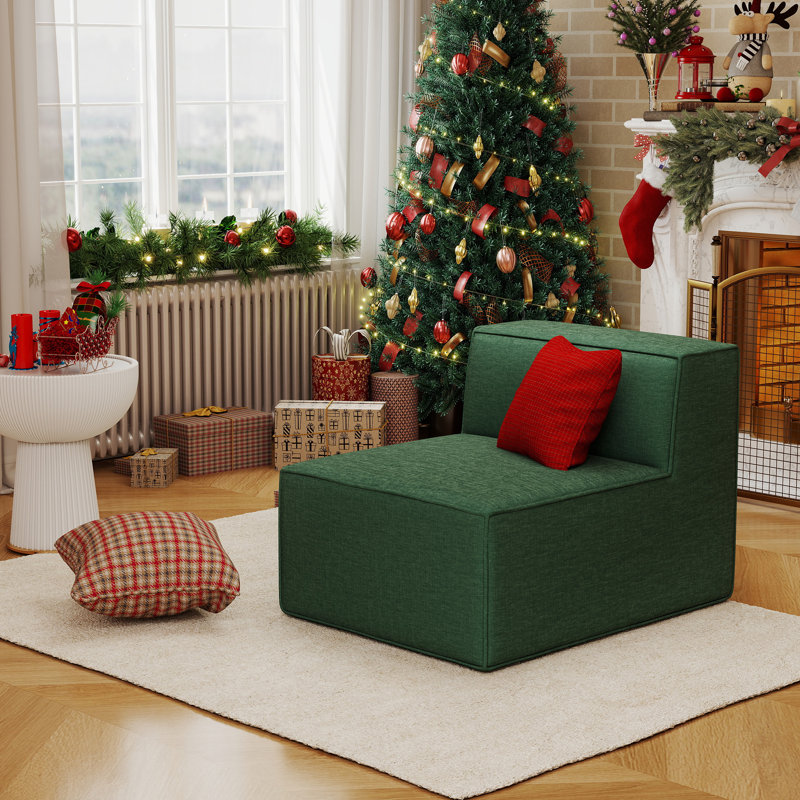 Fauteuil de coin Compression Comfy Cloud, Vert