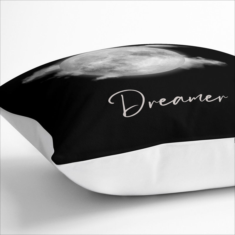 Square Cushion, 40cm H x 40cm W x 15cm D, White